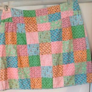 Vineyard Vines Patchwork Skirt Size 8